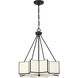 Reiling 3 Light 20 inch Matte Black Pendant Ceiling Light