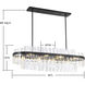 Hansen 8 Light 42 inch English Bronze Linear Chandelier Ceiling Light