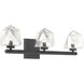 Castello LED 25 inch Matte Black Bathroom Vanity Light Wall Light