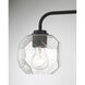 Baldwin 3 Light 24 inch Matte Black Bathroom Vanity Light Wall Light, Lighting One