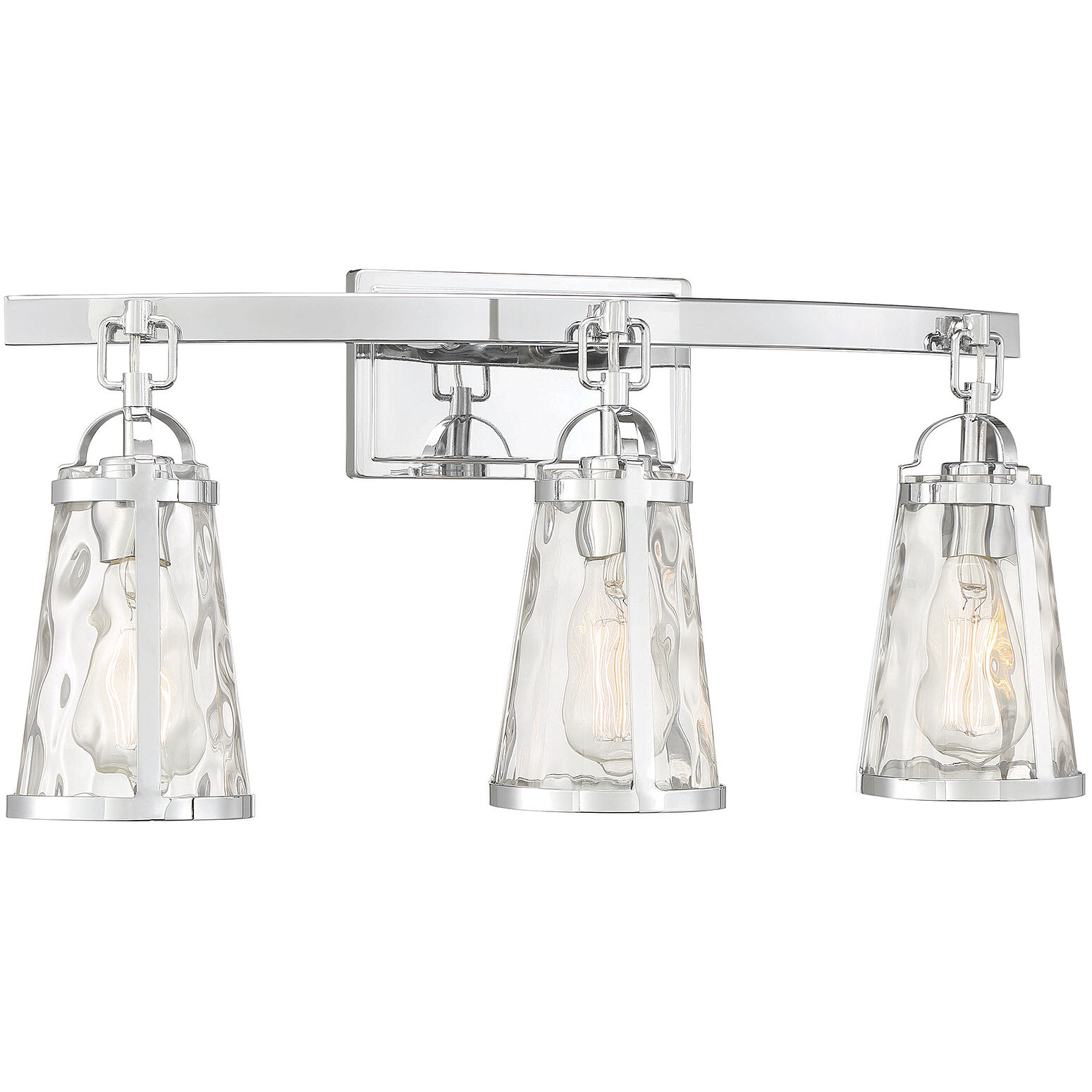 Albany 3 Light 24 inch Polished Chrome Bathroom Vanity Light Wall Light