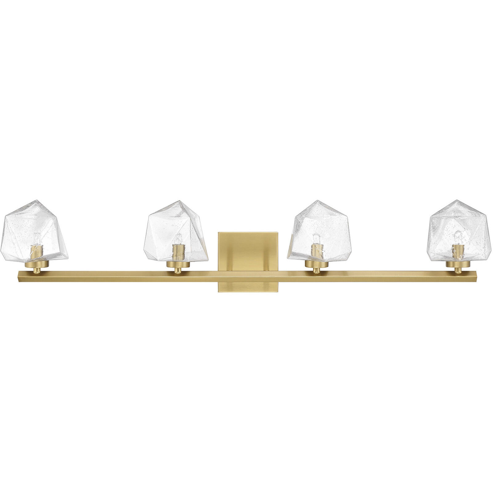 Castello LED 35 inch Warm Brass Bathroom Vanity Light Wall Light