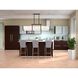 Orleans 5 Light 44.38 inch Black Cashmere Linear Chandelier Ceiling Light