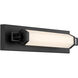 Parker LED 18 inch Black Lustre Bathroom Vanity Light Wall Light