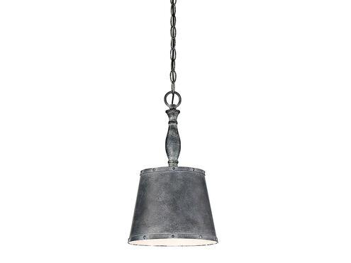 Dover 1 Light 10 inch Farmhouse Tin Pendant Ceiling Light