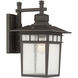 Linden 1 Light 15 inch Textured Bronze Outdoor Wall Lantern