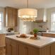 Dahlia 4 Light 21 inch Warm Brass Pendant Ceiling Light