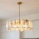 Antolini 5 Light 28.5 inch Warm Brass Pendant Ceiling Light