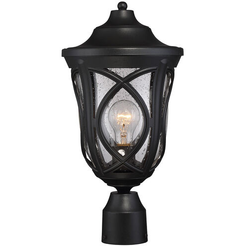 Highgate 1 Light 17 inch Black Outdoor Post Lantern