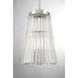 Chantilly 1 Light 8 inch Polished Nickel Pendant Ceiling Light, Essentials