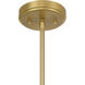 Bartlet 1 Light 14 inch Warm Brass Pendant Ceiling Light