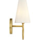 Wilkes 1 Light 5 inch Warm Brass Wall Sconce Wall Light