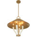 Hearne 4 Light 22 inch Warm Brass Pendant Ceiling Light