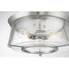 Dash 3 Light 16 inch Satin Nickel Flush Mount Ceiling Light, Essentials