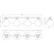 Allman 4 Light 36 inch Polished Chrome Bath Light Wall Light