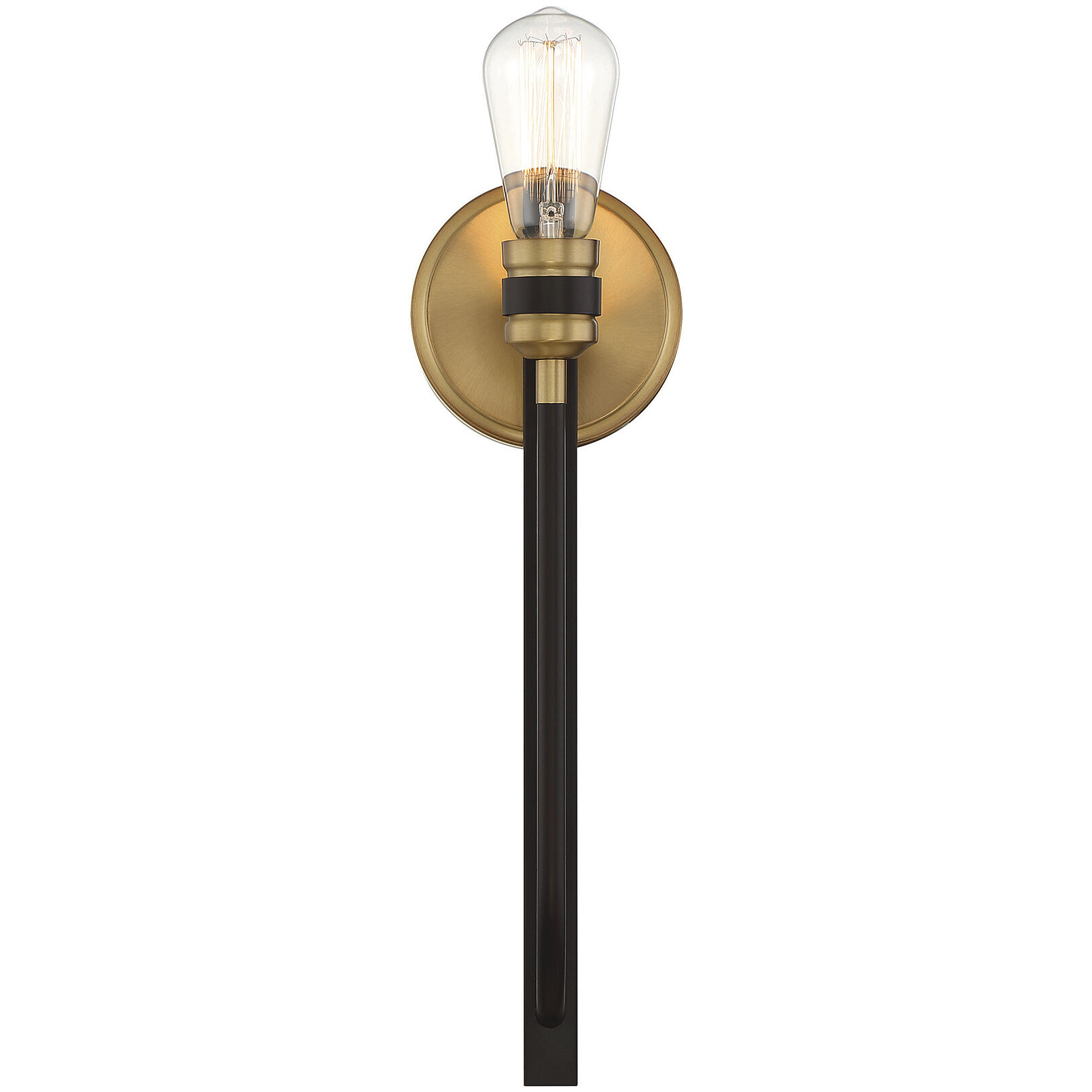 Kenyon 1 Light 5 inch Bronze with Brass Accents Wall Sconce Wall Light, Essentials