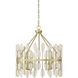 Royale 5 Light 22 inch Noble Brass Pendant Ceiling Light