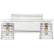 Northam 2 Light 12.63 inch Polished Chrome Bathroom Vanity Light Wall Light