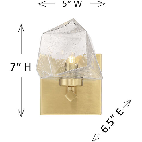 Castello Wall Sconce Wall Light in Warm Brass