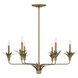 Strathmore 6 Light 42 inch Antique Patina Chandelier Ceiling Light