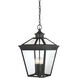 Ellijay 4 Light 12 inch English Bronze Outdoor Hanging Lantern