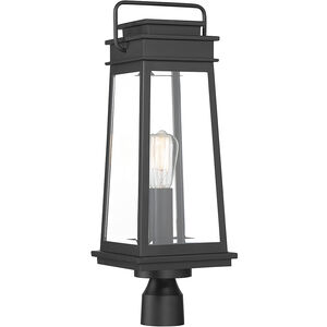 Boone 1 Light 24.25 inch Matte Black Outdoor Post Lantern
