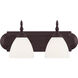 Herndon 2 Light 18 inch English Bronze Bathroom Vanity Light Wall Light, Essentials