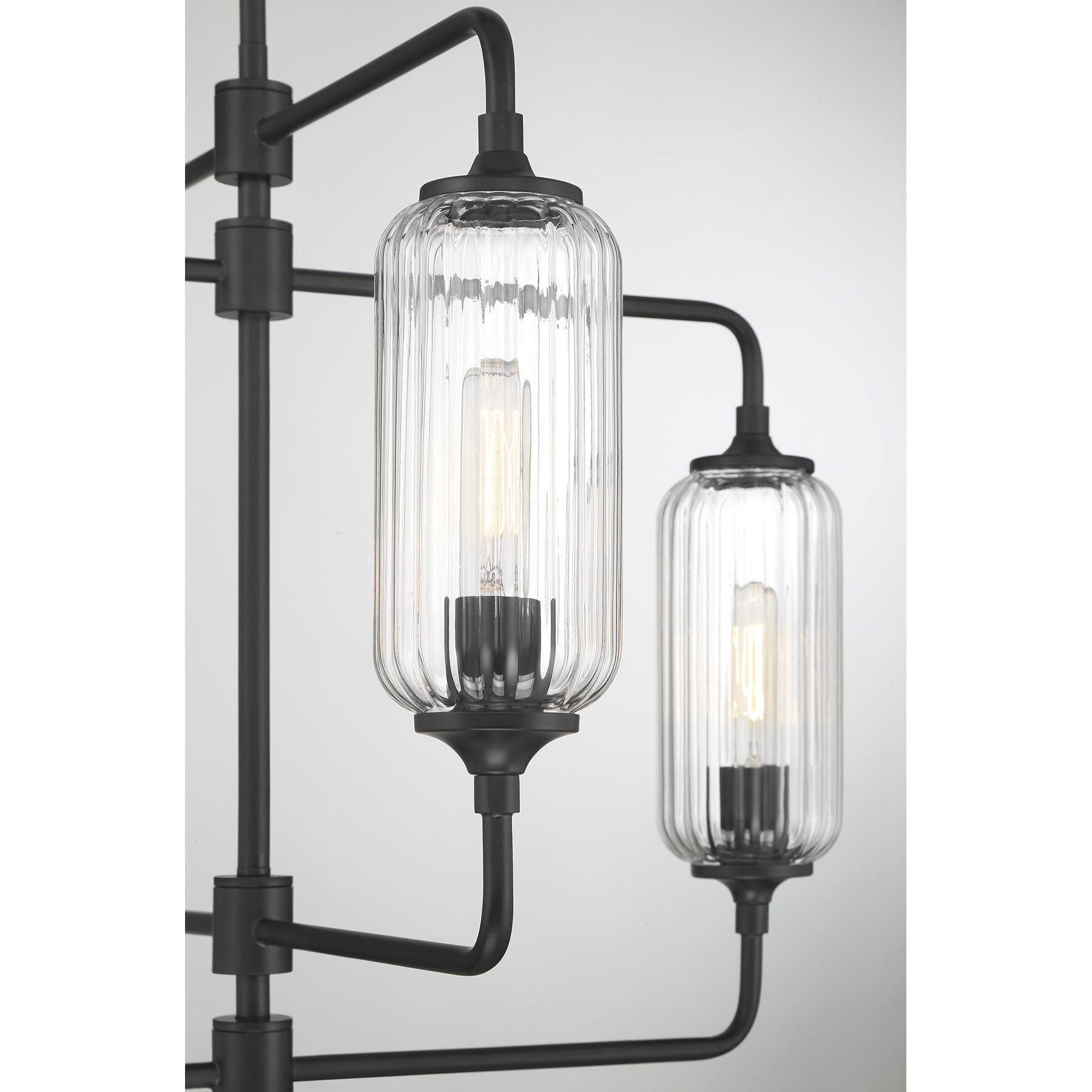 Holton 4 Light 26 inch Matte Black Chandelier Ceiling Light