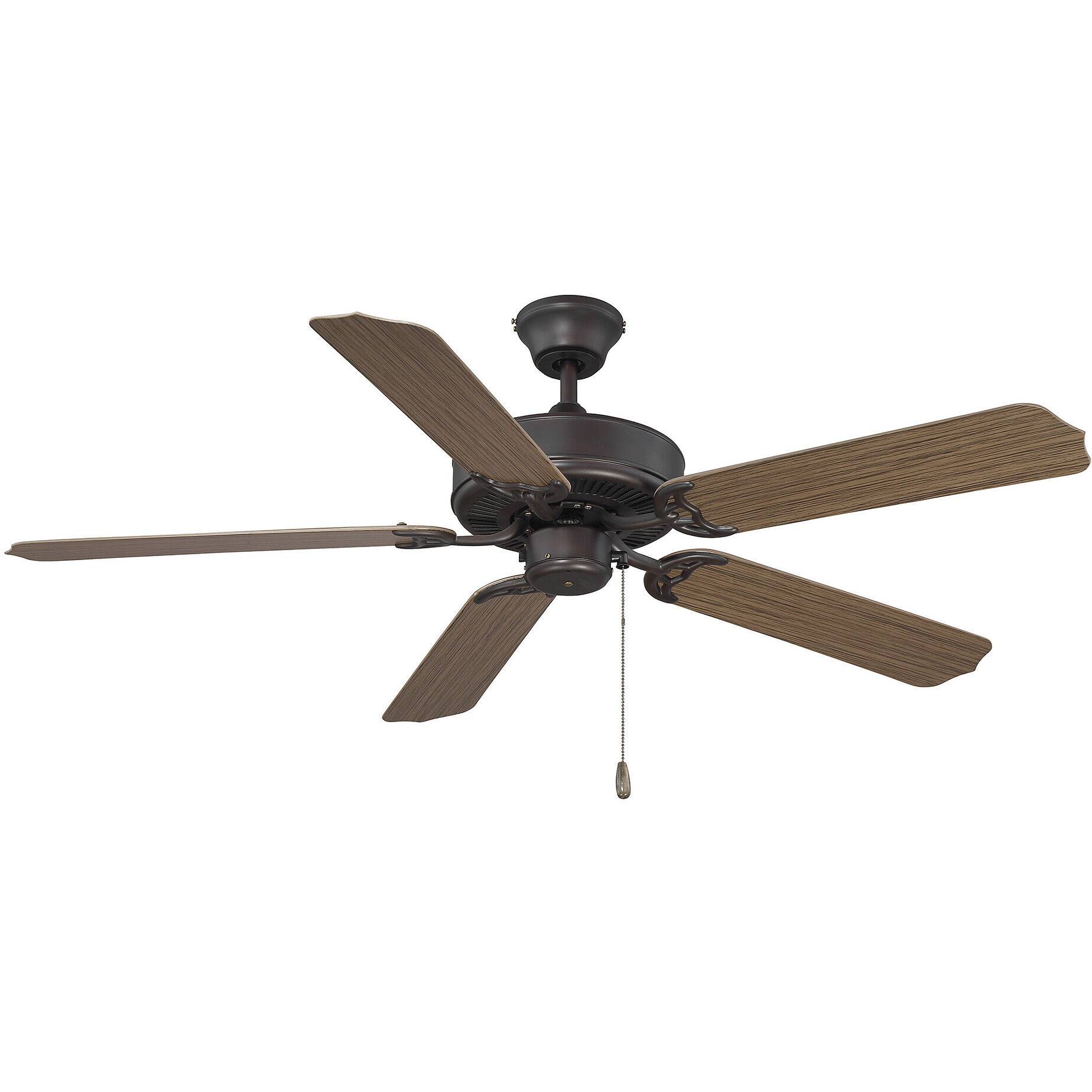 Nomad 52 inch English Bronze with Walnut Blades Ceiling Fan