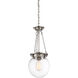 Landon 1 Light 9 inch Polished Nickel Pendant Ceiling Light, Orb