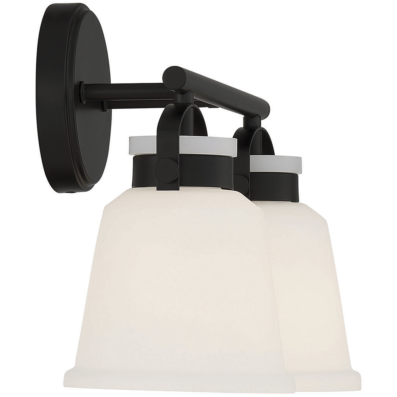 Kaden 2 Light 16 inch Black Bathroom Vanity Light Wall Light, Essentials