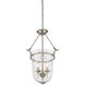 Trudy 3 Light 16 inch Satin Nickel Pendant Ceiling Light