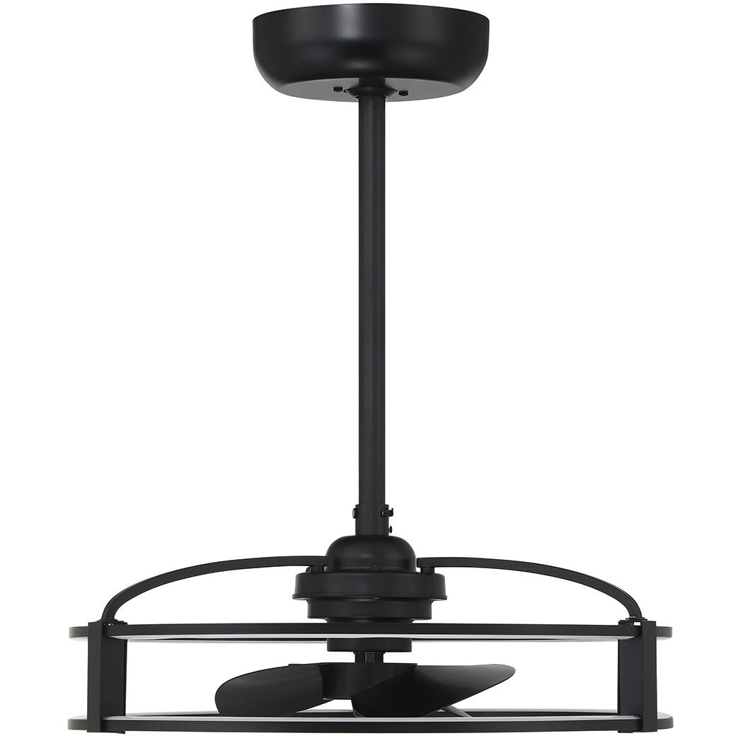 Savoy House 23-FD-645-89 Vesta 14 inch Matte Black with Black