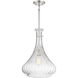 Bristo 1 Light 14 inch Polished Nickel Pendant Ceiling Light, Essentials
