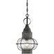 Enfield 1 Light 9.75 inch Oxidized Black Outdoor Hanging Lantern