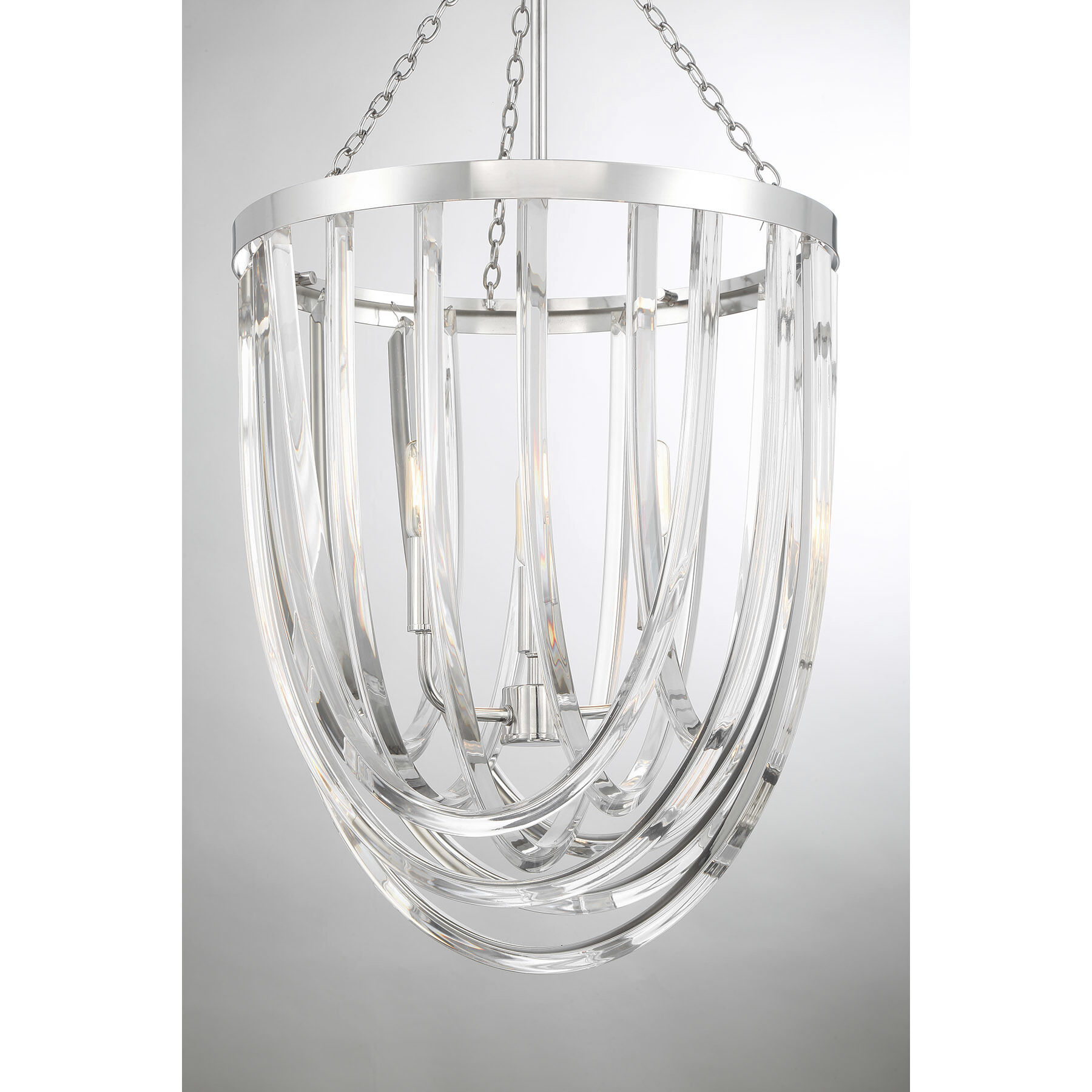 Jennings 3 Light 16.13 inch Polished Nickel Pendant Ceiling Light