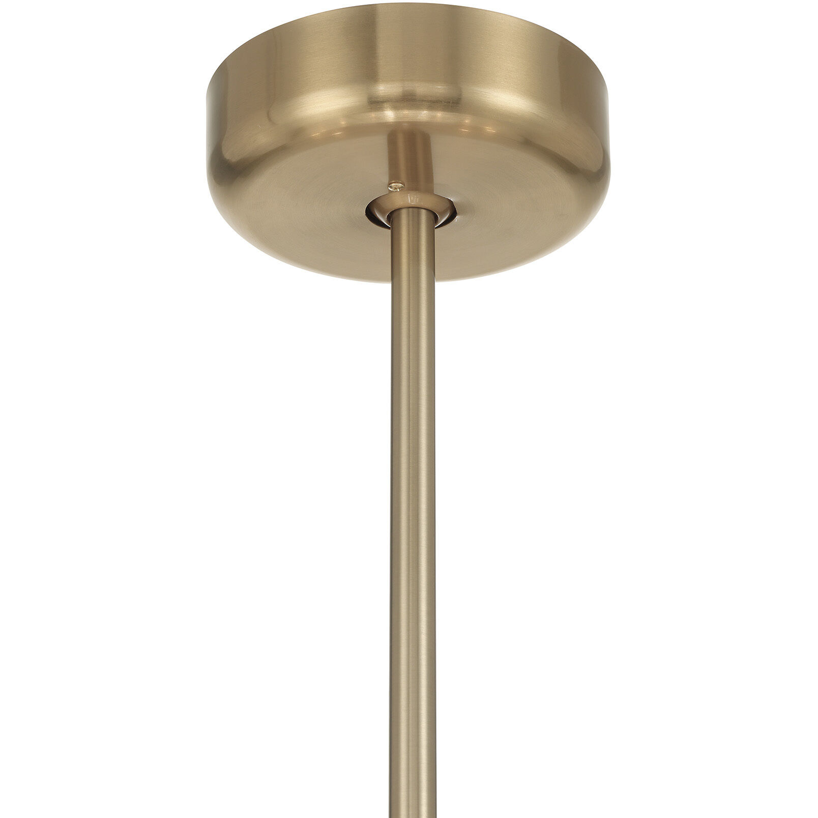 Celina 16 inch Noble Brass with Clear Blades Fan D'Lier