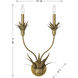 Strathmore 2 Light 15 inch Antique Patina Sconce Wall Light