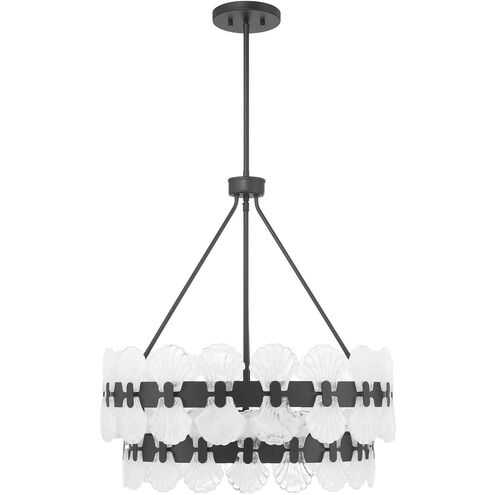 Bancroft 5 Light 24 inch Matte Black Chandelier Ceiling Light