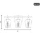 Octave 3 Light 21 inch Polished Chrome Bathroom Vanity Light Wall Light, Essentials
