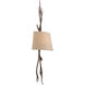 Brambles 2 Light 13.5 inch Moonlit Bark Sconce Wall Light