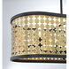 Pelham 8 Light 40 inch Castillo Linear Chandelier Ceiling Light