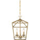 Townsend 3 Light 10 inch Warm Brass Pendant Ceiling Light, Essentials