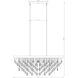 Livorno 8 Light 36 inch Noble Brass Linear Chandelier Ceiling Light, Oval