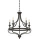 Shields 5 Light 26 inch English Bronze Chandelier Ceiling Light