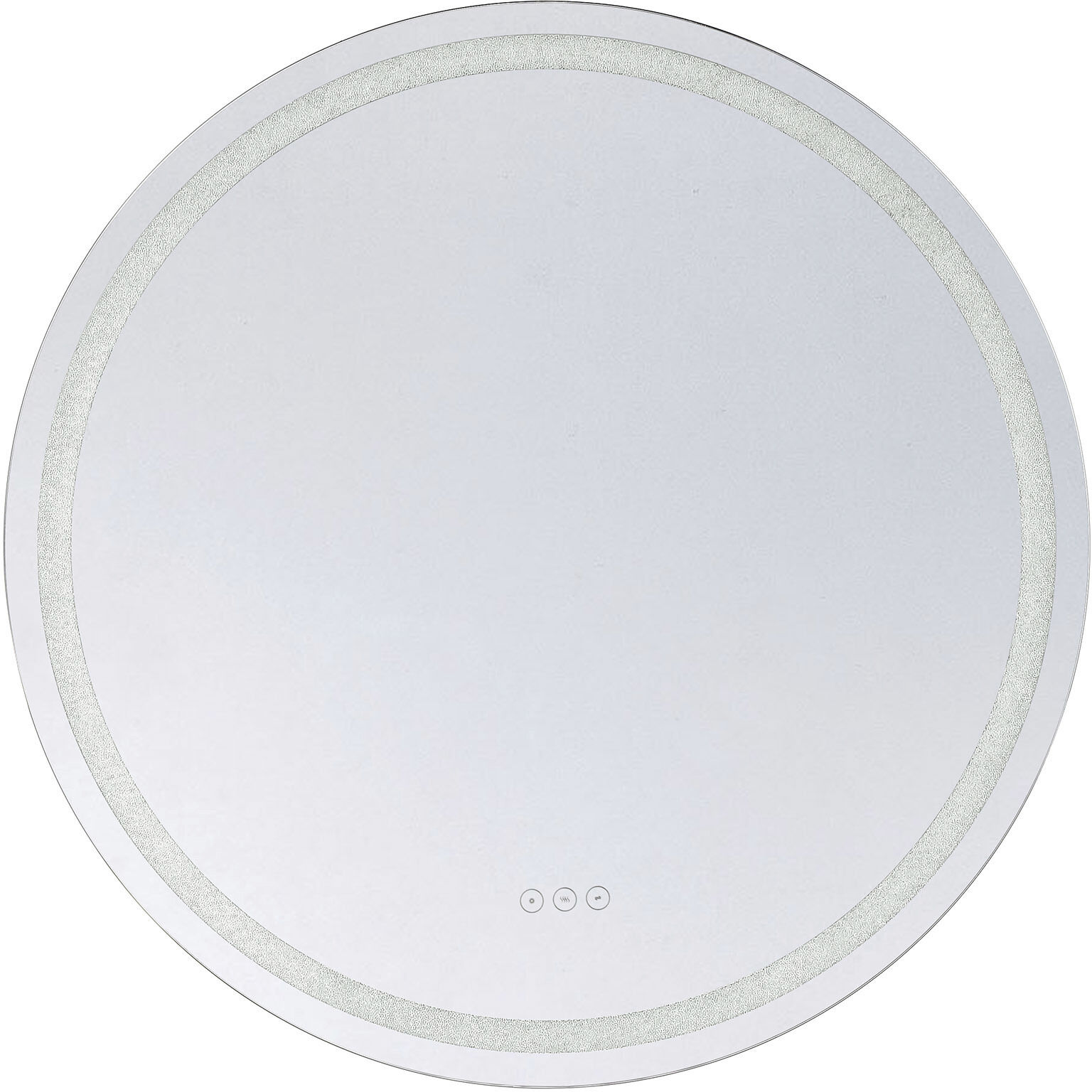 Cordova 32 X 32 inch Crushed Crystal Mirror, Frontlit