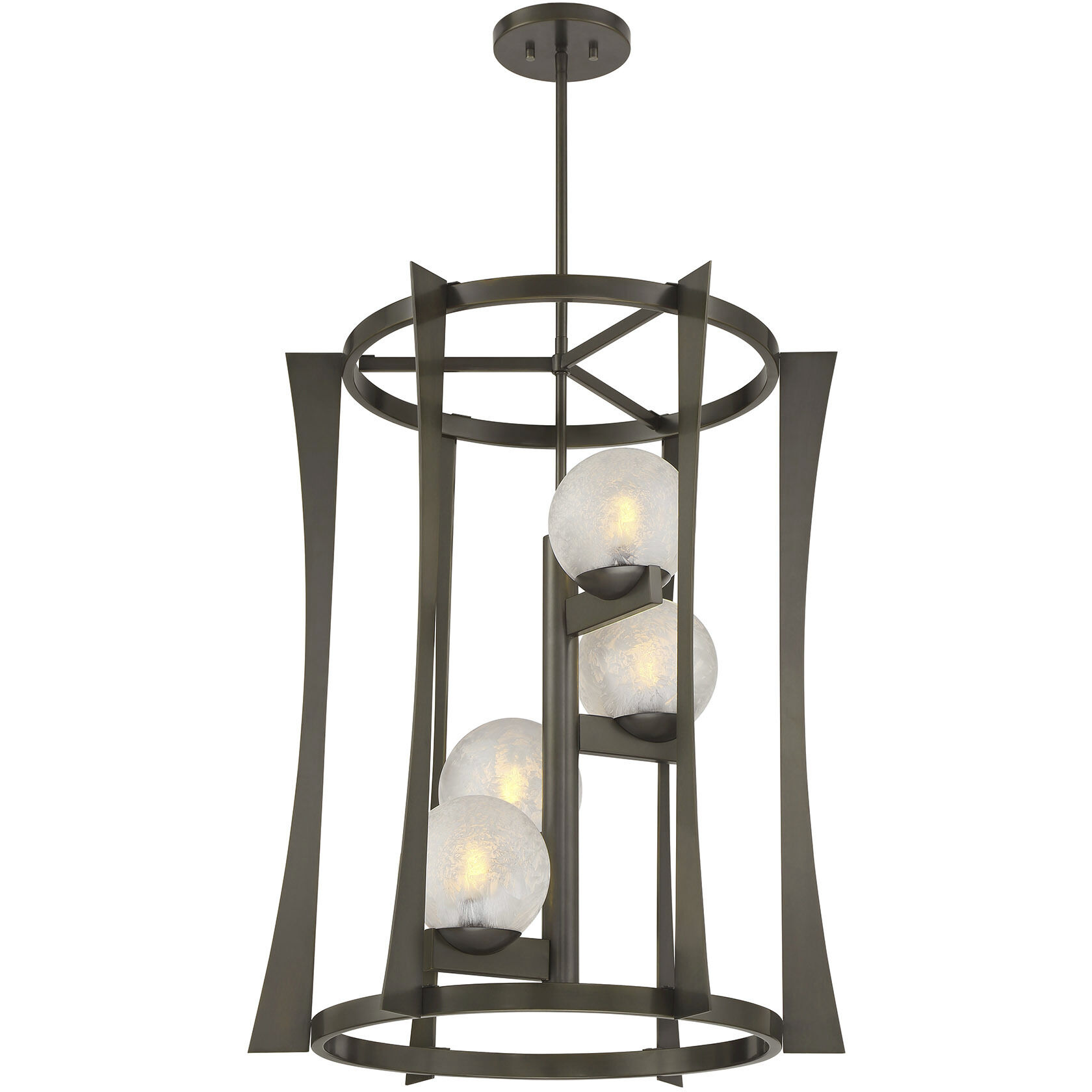 Darien 4 Light 23 inch Mediterranean Bronze Pendant Ceiling Light