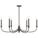 Coventry 6 Light 40 inch Mediterranean Bronze Chandelier Ceiling Light, Essentials