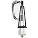 Denali LED 6 inch Matte Black with Polished Chrome Accents Wall Sconce Wall Light