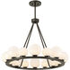 Loudon 16 Light 30 inch Mediterranean Bronze Chandelier Ceiling Light